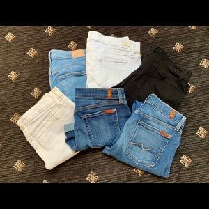 Designer Maternity Denim Wardrobe (6 Pairs)